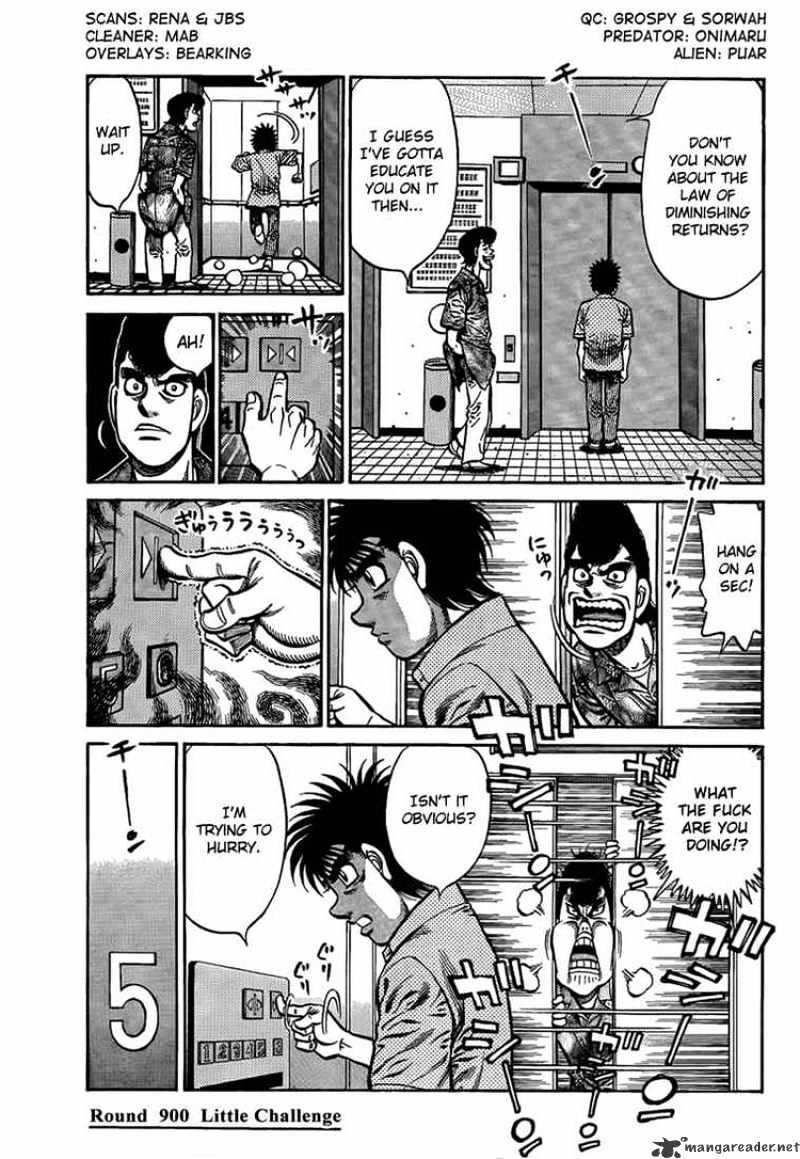 Hajime no Ippo: Fighting Spirit, Chapter 900 image 05